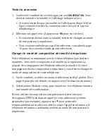 Preview for 4 page of Uniden DECT1363 Series (French) Manual D'Utilisation