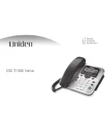 Uniden DECT1588-2 User Manual preview