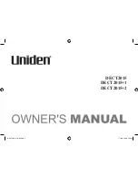 Uniden DECT2015+2 Owner'S Manual preview