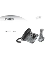 Uniden DECT2088 - DECT 2088 Cordless Phone Base Station (French) Manuel Du Propriétaire preview