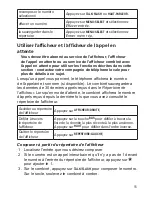 Preview for 17 page of Uniden DECT2188 (French) Manual D'Utilisation