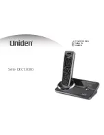 Preview for 1 page of Uniden DECT3080-2 (French) Manuel Du Propriétaire