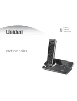 Предварительный просмотр 1 страницы Uniden DECT3080 SERIES User Manual