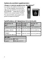 Preview for 2 page of Uniden DECT3181-2 Manual D'Utilisation