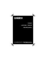 Uniden DSS3405 Owner'S Manual preview