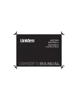 Uniden DSS7855 Owner'S Manual preview