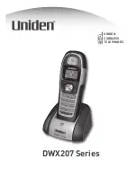 Preview for 1 page of Uniden DWX207 - Cordless Extension Handset User Manual