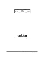 Preview for 28 page of Uniden DX 834 Series Instruction Manual