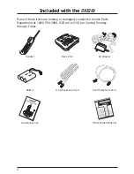 Preview for 4 page of Uniden DX8200 Instructions Manual