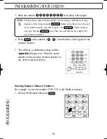 Предварительный просмотр 36 страницы Uniden DX8200 Operating Manual