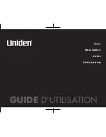 Preview for 1 page of Uniden DXAI 4288-2 Series (French) Guide Utilisateur