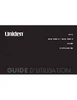 Preview for 1 page of Uniden DXAI 5588-3 Series (French) Guide Utilisateur