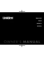 Предварительный просмотр 1 страницы Uniden DXAI4288-2 Owner'S Manual