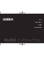 Предварительный просмотр 1 страницы Uniden DXAI5588-2 Series (French) Guide Utilisateur