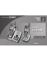 Preview for 1 page of Uniden DXAI5688-2 - DXAI Cordless Phone Manual D'Utilisation