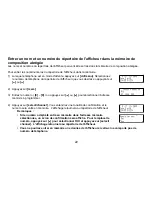 Preview for 23 page of Uniden DXI5686-2 - DXI Cordless Phone (French) Manual D'Utilisation