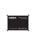 Uniden ELITE 8815 Series Owner'S Manual preview