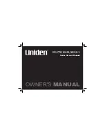 Uniden ELITE 8855 Series Owner'S Manual preview