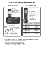 Предварительный просмотр 3 страницы Uniden Elite 9135 Owner'S Manual