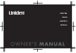 Uniden EWC1 936 SERIES Owner'S Manual preview