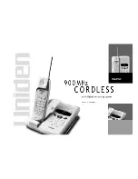 Uniden exa2850 - EXA 2850 Cordless Phone Owner'S Manual preview