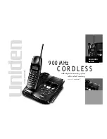 Предварительный просмотр 1 страницы Uniden EXAI2980 Series Owner'S Manual