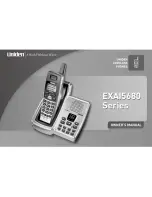 Uniden EXAI5680 - EXAI 5680 Cordless Phone Owner'S Manual preview