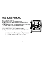 Preview for 39 page of Uniden EXAI5680 - EXAI 5680 Cordless Phone Owner'S Manual