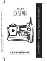 Preview for 1 page of Uniden EXAI918 Guia De Operacion