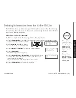 Preview for 43 page of Uniden EXI3226 - EXI 3226 Cordless Phone Owner'S Manual