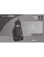 Предварительный просмотр 1 страницы Uniden EXI4560 - EXI 4560 Cordless Phone (French) Manual D'Utilisation