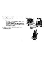 Предварительный просмотр 12 страницы Uniden EXI5660 - EXI 5660 Cordless Phone Owner'S Manual