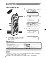 Preview for 12 page of Uniden EXLI 8962 Owner'S Manual