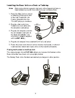 Preview for 8 page of Uniden EXP 9200 User Manual