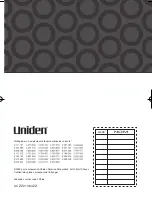 Preview for 12 page of Uniden EXP370 Series (French) Manual D'Utilisation