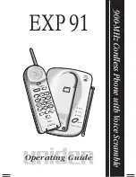 Предварительный просмотр 22 страницы Uniden EXP91 Operating Manual