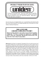 Preview for 27 page of Uniden EXP92 Instructions Manual