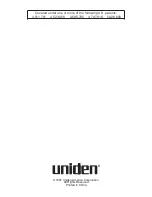 Preview for 30 page of Uniden EXP92 Instructions Manual