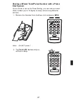 Предварительный просмотр 27 страницы Uniden EXP95 Important Safety Instructions Manual