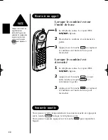 Предварительный просмотр 15 страницы Uniden EXS 2010 (French) Mode D'Emploi