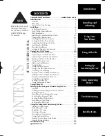 Preview for 3 page of Uniden EXS 9800 Owner'S Manual