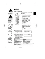 Предварительный просмотр 14 страницы Uniden EXT 1965 Mode D'Emploi