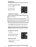 Preview for 17 page of Uniden EZI30XLT Owner'S Manual