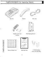 Предварительный просмотр 8 страницы Uniden FP101 Operating Manual