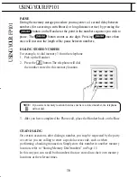 Предварительный просмотр 16 страницы Uniden FP101 Operating Manual