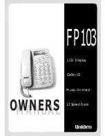 Uniden FP103 Owner'S Manual предпросмотр