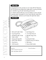 Предварительный просмотр 6 страницы Uniden FP104 Operating Manual