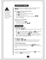 Предварительный просмотр 9 страницы Uniden FP204 Owner'S Manual