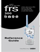 Preview for 1 page of Uniden frs 300 Reference Manual