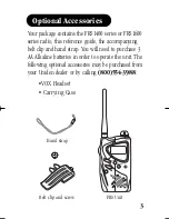 Предварительный просмотр 7 страницы Uniden FRS1400-2 User Manual